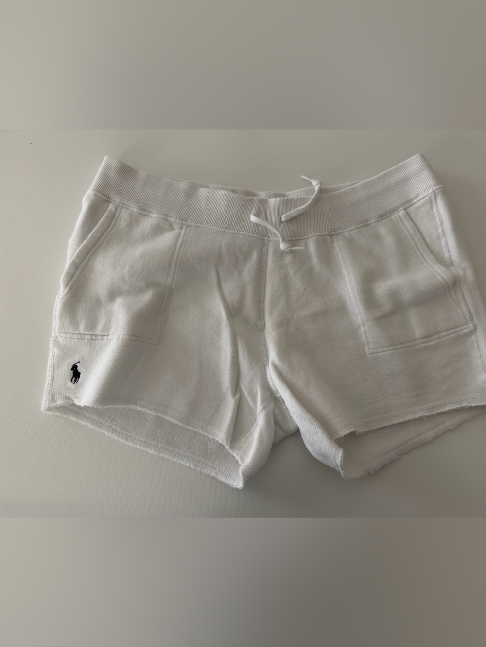 Polo by Ralph Lauren White Terry Lounge Shorts